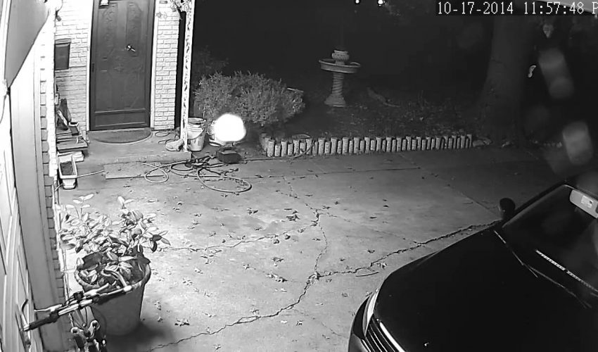 UFO on Security Cam –  North Richland Hills, Dallas