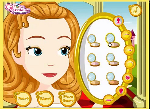 Sofia the First and Amber Flower Girls Make Up & Dress Up – Disney Movie Cartoon Game for