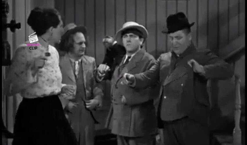 Three Stooges Train Journey Scenes