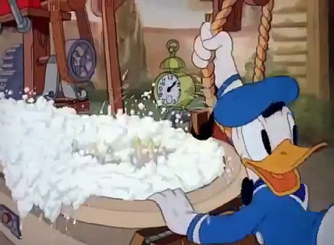 Donald Duck,Pluto Donalds Dog Laundry