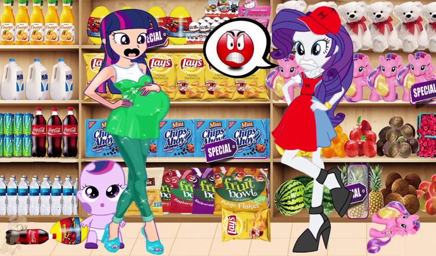 New episodes _ My Little Pony MLP Equestria Girls Transforms with Animation Supermarket Baby  Love ,cartoons animated  Movies  tv series show 2018